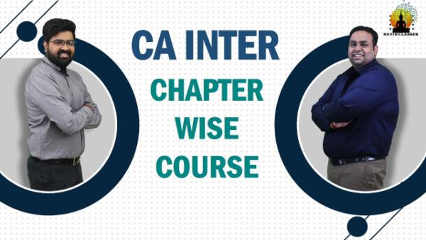 CA Inter Chapter wise classes cover