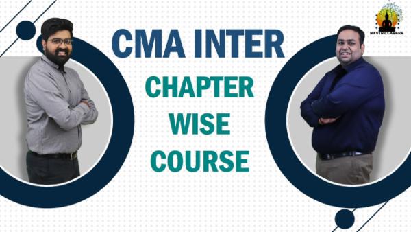 CMA Inter Chapter wise classes cover