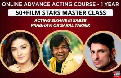 ADVANCED ACTING COURSE - LEARN @HOME cover
