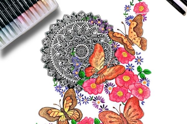 Replay - Floral Butterfly Mandala Making cover