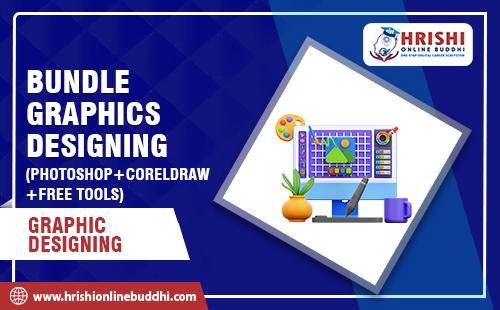Bundle Graphics Designing (Photoshop + CorelDraw + Free Tools) cover