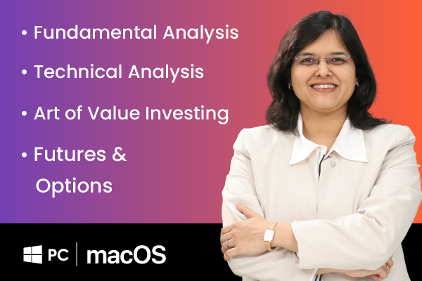 Fundamental Analysis + Technical Analysis + Art of value Investing + Futures and Options(For Windows PC and macOS) (FA + TA + AOVI + F&O - English) cover
