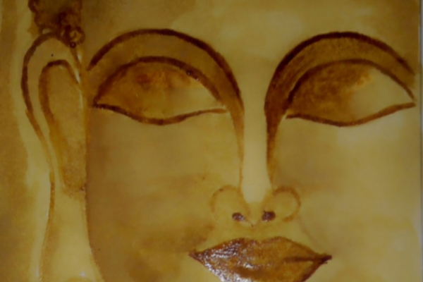Replay - Buddha Painting with Coffee cover