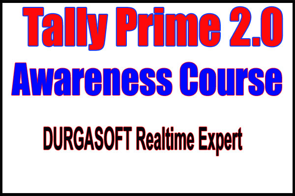 Tally Prime 2.0 Awareness Course cover