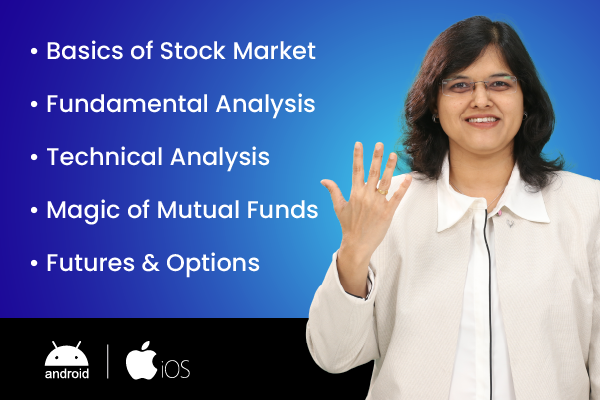 Basics Of Stock Market + Fundamental Analysis + Technical Analysis +Magic of Mutual Funds + Futures and Options (For Android & iOS) (BOSM + FA + TA + MMF+ F&O - English) cover