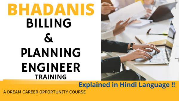 BILLING & PLANNING ENGINEER TRAINING cover