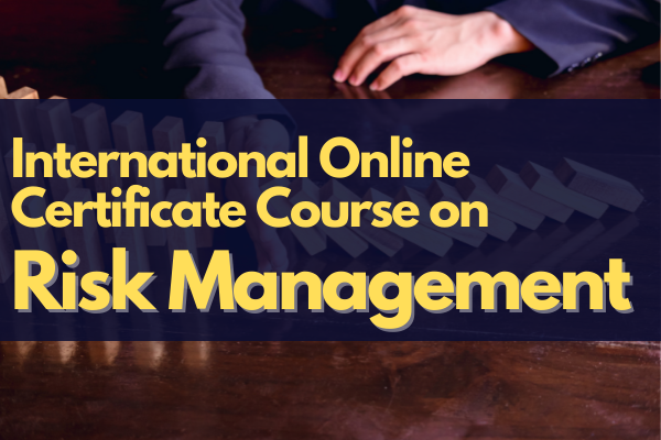 International Online Certificate Course on Risk Management cover