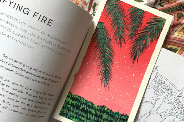 Replay - Gouache Ombre Bookmark Making cover