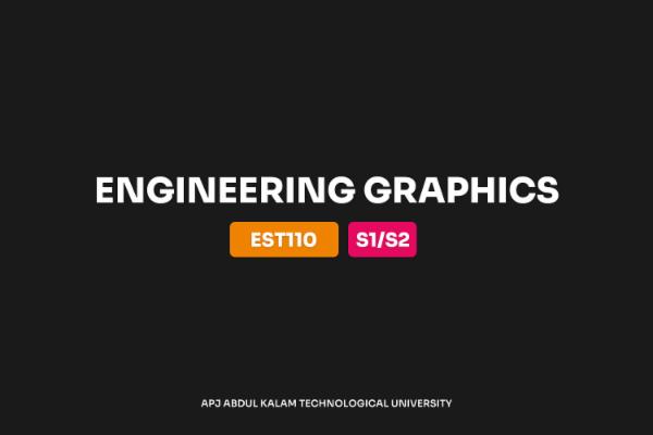 Engineering Graphics - EST110 cover
