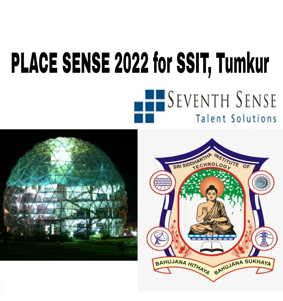 SSIT Tumakuru Place Sense 2022 - 50 Placement Opportunities for 2022 B.E. Batch before you graduate or MONEY BACK GUARANTEE (Only people enrolled will be eligible to apply to every opportunity) cover
