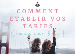 Comment établir vos tarifs comme une boss ! cover