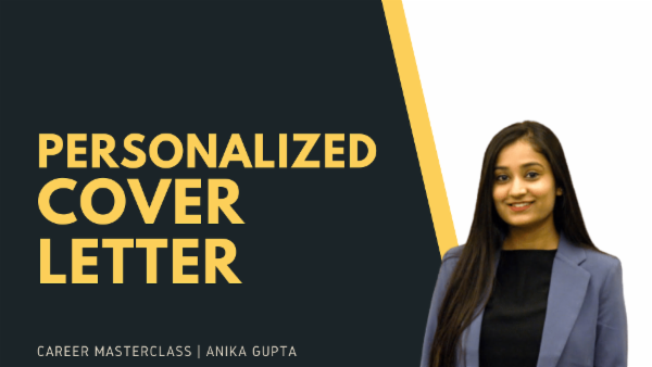 Personalised Cover Letter cover