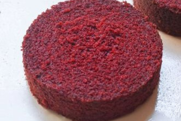 Egg-free RedVelvet Sponge cover