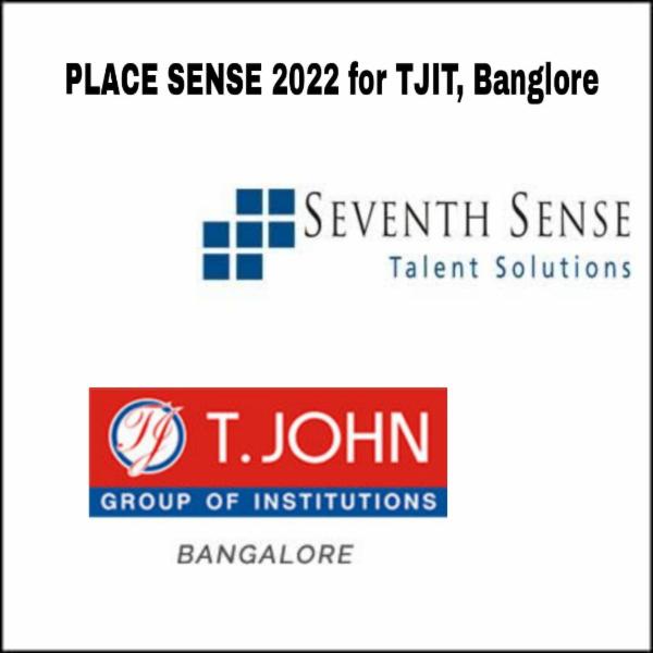 TJIT Bangalore Place Sense 2022 - 50 Placement Opportunities for 2022 B.E. Batch before you graduate or MONEY BACK GUARANTEE (Only people enrolled will be eligible to apply to every opportunity) cover