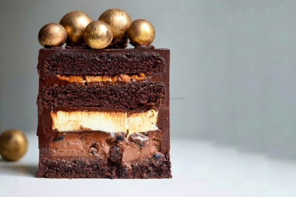 Signature Belgian Chocolate Cake cover