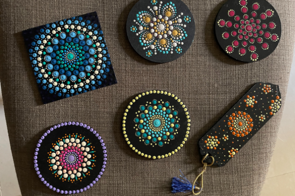 Replay - Dot Art on Fridge Magnet cover