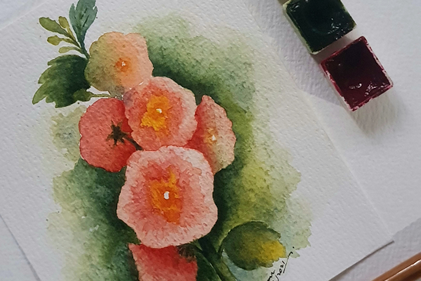 Replay - Loose Watercolor Florals 101 cover