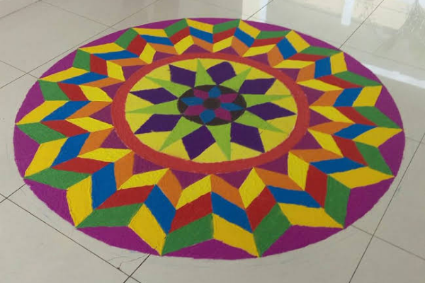 Replay - Geometric Style Rangoli Making cover
