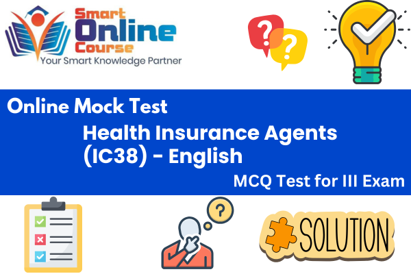 Health Insurance Agents Mock Test IC38 cover