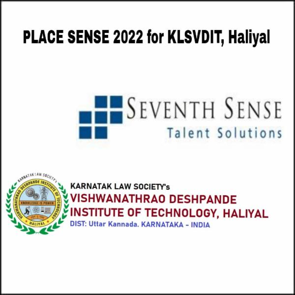 KLSVDIT Haliyal Place Sense 2022 - 50 Placement Opportunities for 2022 B.E. Batch before you graduate or MONEY BACK GUARANTEE (Only people enrolled will be eligible to apply to every opportunity) cover