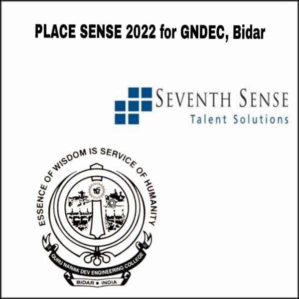 GNDEC Bidar Place Sense 2022 - 50 Placement Opportunities for 2022 B.E. Batch before you graduate or MONEY BACK GUARANTEE (Only people enrolled will be eligible to apply to every opportunity) cover