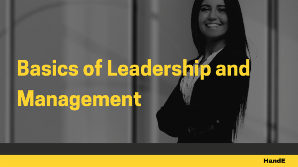 Basics of Leadership and Management cover