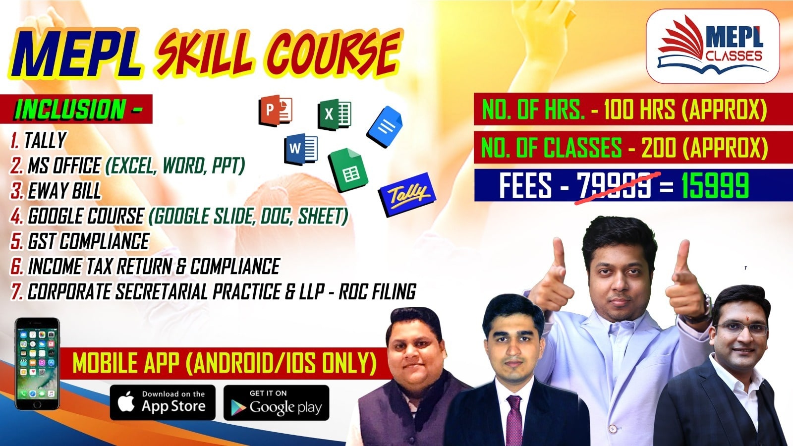 MEPL SKILL ENHANCEMENT COMBO COURSE - FOR MOBILE APP (ANDROID ONLY) cover