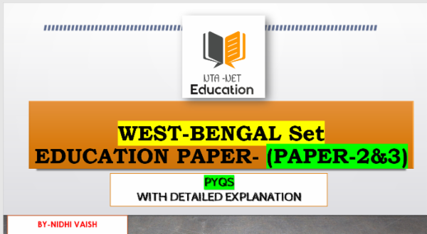WEST BENGAL SET EXAM PREP cover