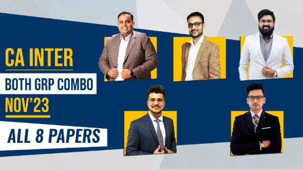 CA Inter All 8 Papers (A.B) cover