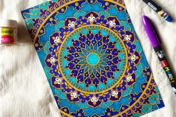 Replay - DIY Mandala Bookmark cover