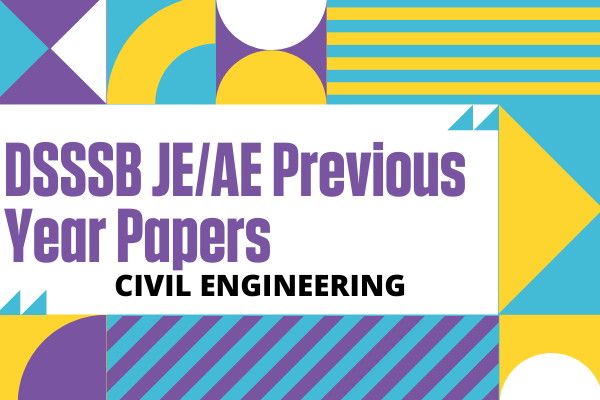 DSSSB JE/SO Previous Year Papers Civil cover