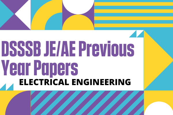 DSSSB JE/SO Previous Year Papers Electrical cover