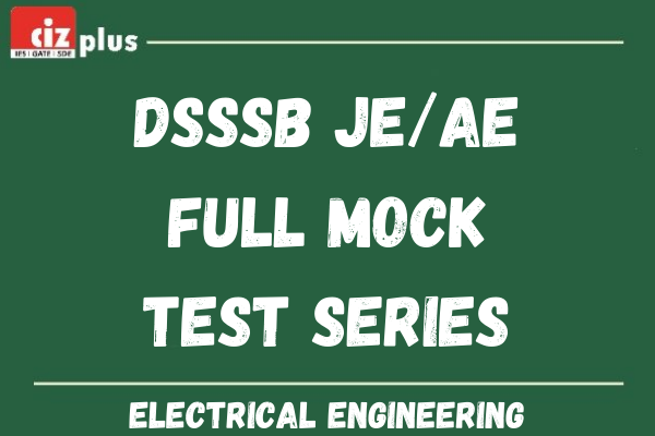 DSSSB JE/AE Full Mock Test Series (Electrical) cover