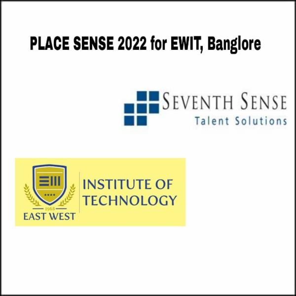 EWIT Bangalore Place Sense 2022 - 50 Placement Opportunities for 2022 B.E. Batch before you graduate or MONEY BACK GUARANTEE (Only people enrolled will be eligible to apply to every opportunity) cover