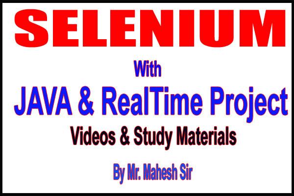 Selenium Videos and Materials