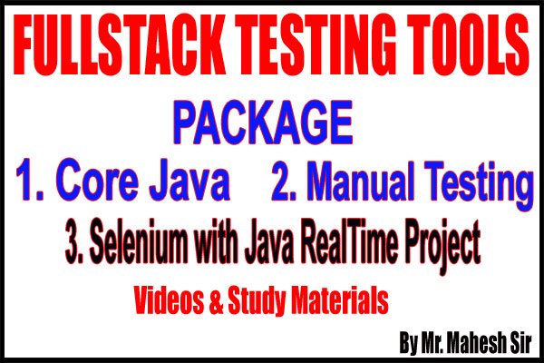Full Stack Testing Tools Package Videos cover
