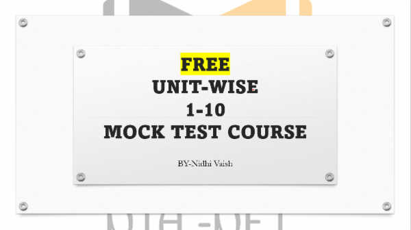 Mock Test For Paper-2 (Batch Course 2022) cover