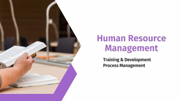 HRM: Training & Development Process Management cover