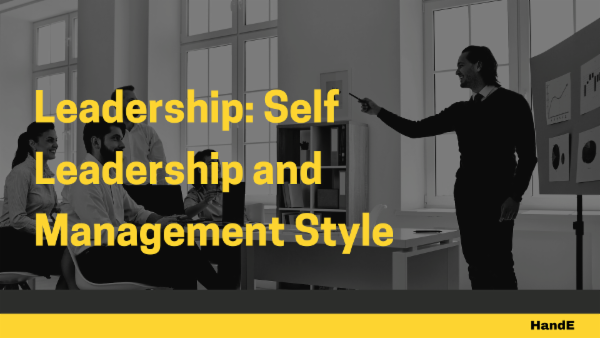 Leadership: Self Leadership and Management Style cover