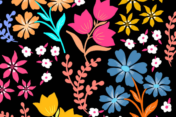 Replay - Floral patterns with Procreate cover