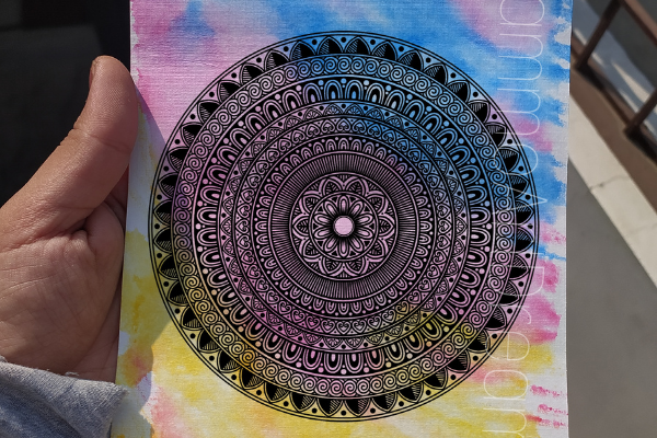 Replay - Colored Background Mandala Making cover