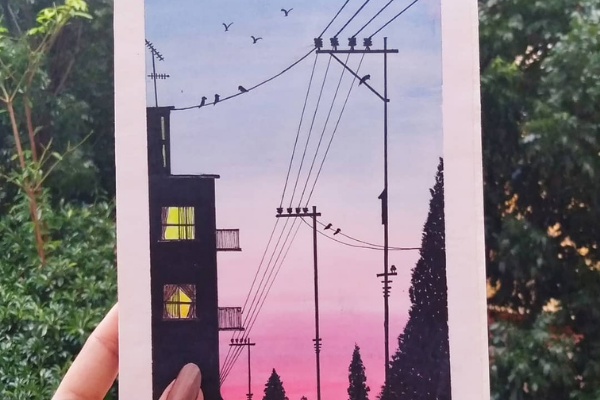 Replay - Watercolor Silhouette Painting 101 cover