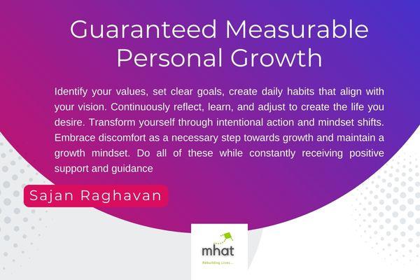 Saarathi Guaranteed Measurable Personal Growth cover