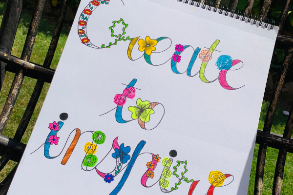 Replay - Faux Calligraphy with Floral Lettering 101 cover