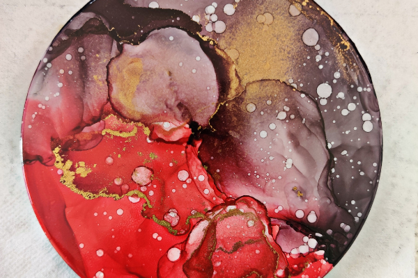 Replay - Alcohol Inks on Ceramics cover