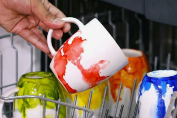 Replay - Alcohol Ink on Ceramic Mugs cover