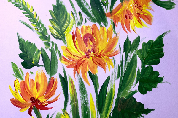 Replay - Acrylic Florals cover