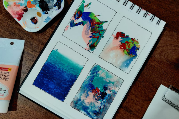 Replay - Abstract Painting with Acrylics cover