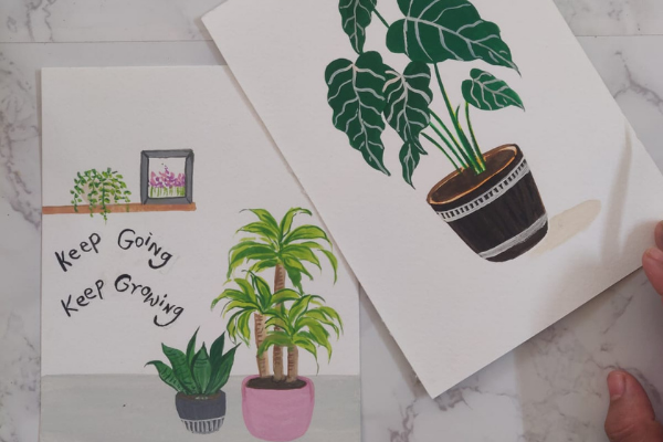 Replay - Paint Plants with Gouache cover