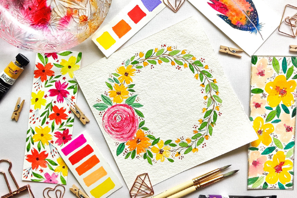 Replay - Botanicals with Watercolors cover